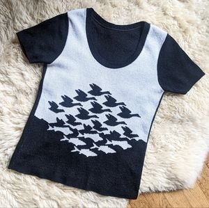 ❤️ RARE vintage MC Escher sweater